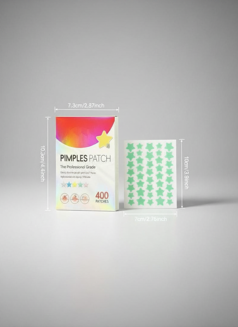 Star Hydrocolloid Pimple Patches — colorful packaging detail