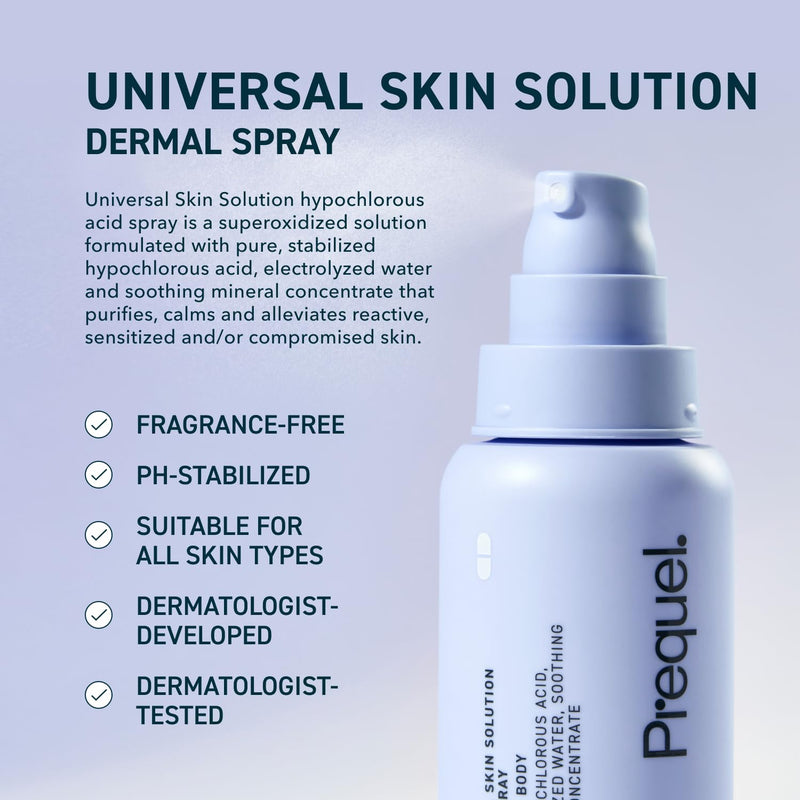 HOCL Facial Mist — bottle and electrolyzed water formula detail