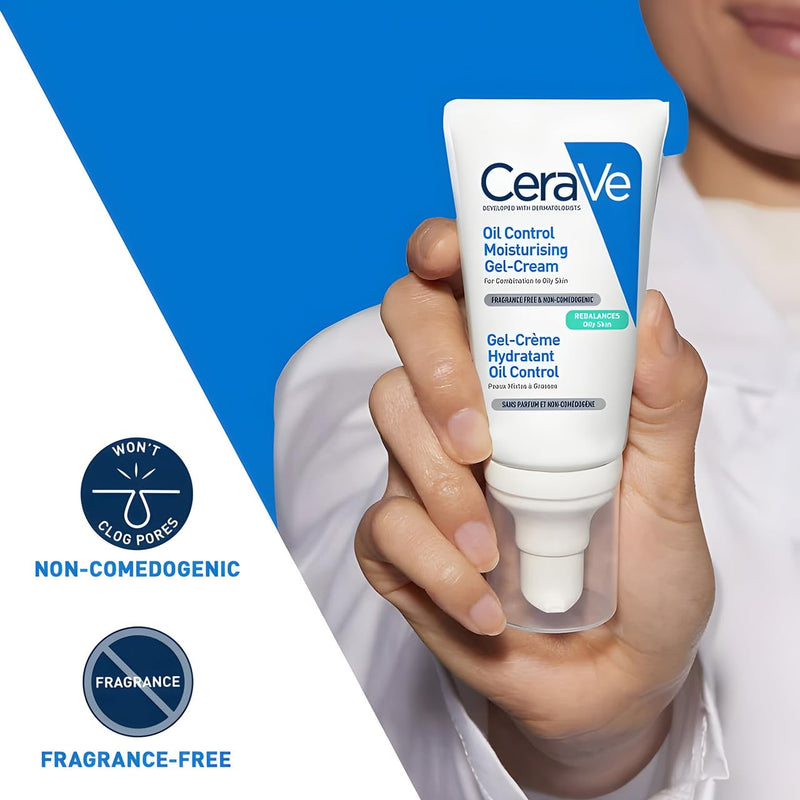 CeraVe Oil Control Gel-Cream — ceramides and niacinamide formula callout