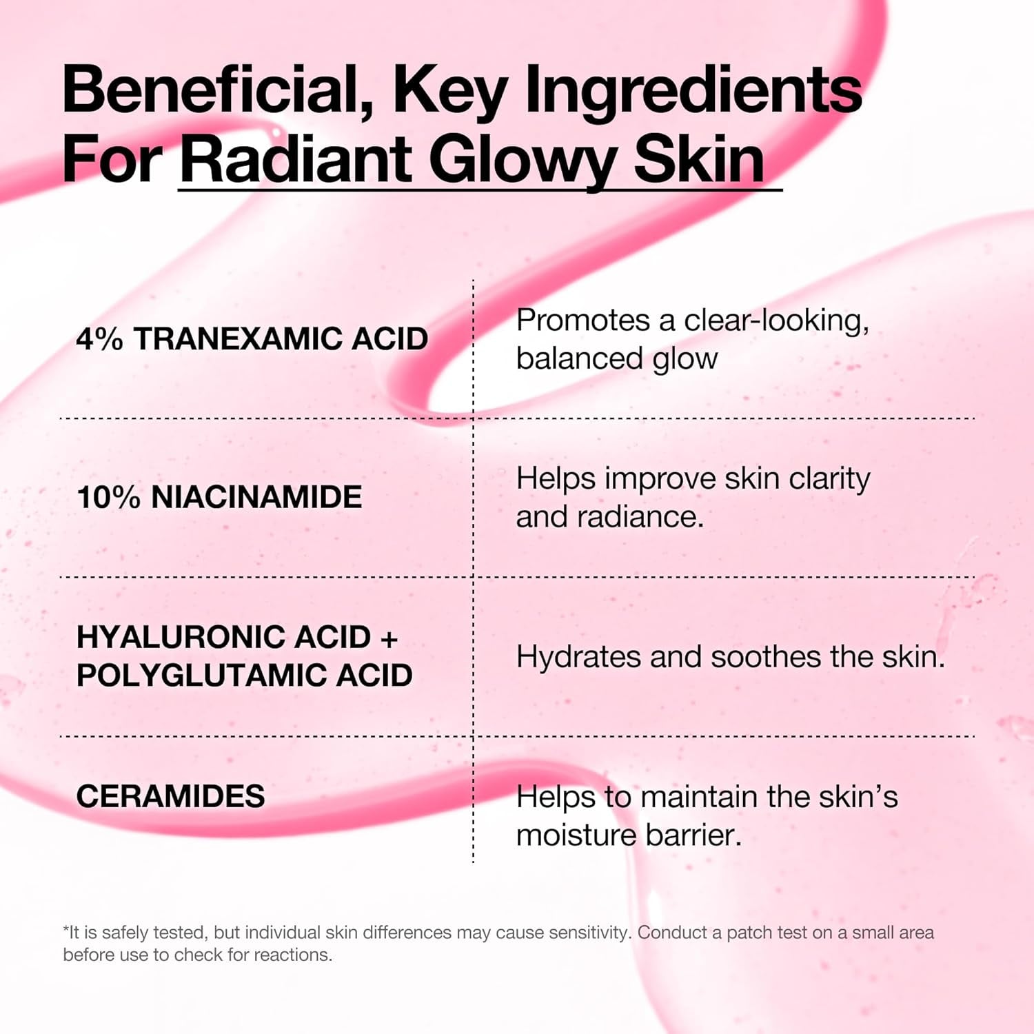 Niacinamide 10 + TXA 4 Serum, Dark Spot Care, Hyaluronic Acid, Tranexamic Acid, Lightweight & Hydrating All-In-One Daily Facial Serum for Glass Skin, Korean Skincare, 1.01 Fl.Oz