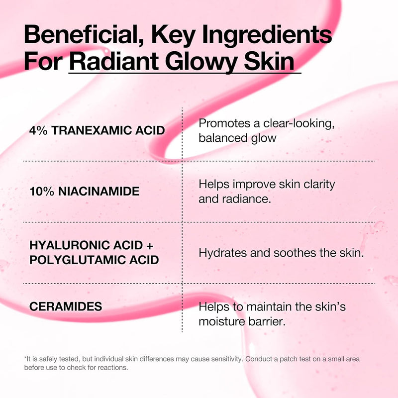 Anua Serum — 10% Niacinamide and 4% TXA active ingredient callout