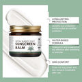 GlowFix Mineral Sunscreen SPF 50 — tallow and zinc oxide balm, 2-pack