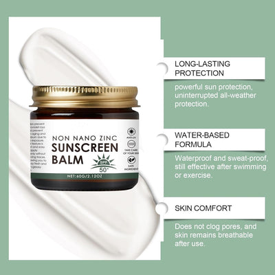GlowFix Mineral Sunscreen SPF 50 — tallow and zinc oxide balm, 2-pack