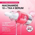 Anua Dark Spot Serum — lightweight watery texture swatched on skin