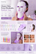 GlowFix™ 7-Color LED Light Therapy Mask – Face & Neck Anti-Aging Treatment