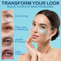 Collagen eye patches in foil sachet — hyaluronic acid and collagen hydrogel formula