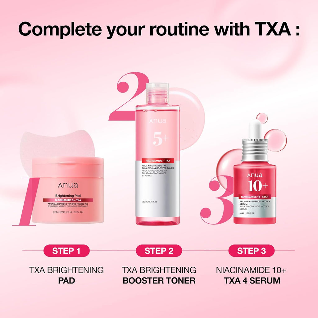 Niacinamide 10 + TXA 4 Serum, Dark Spot Care, Hyaluronic Acid, Tranexamic Acid, Lightweight & Hydrating All-In-One Daily Facial Serum for Glass Skin, Korean Skincare, 1.01 Fl.Oz