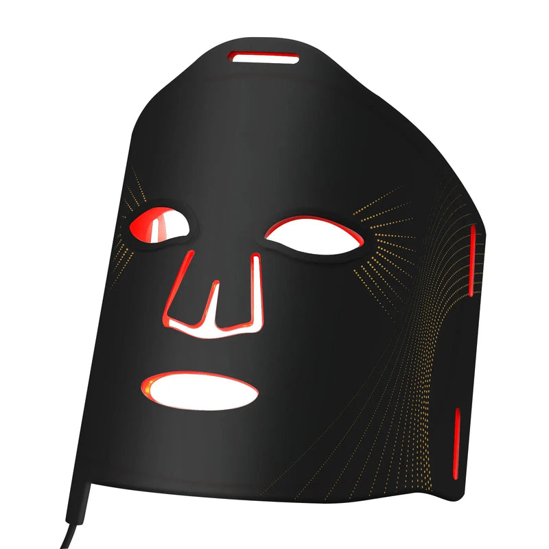 Umitec LED Face Mask in black — full face coverage at-home skincare
