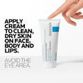 Cicaplast Baume B5+ — skin repair and barrier recovery infographic