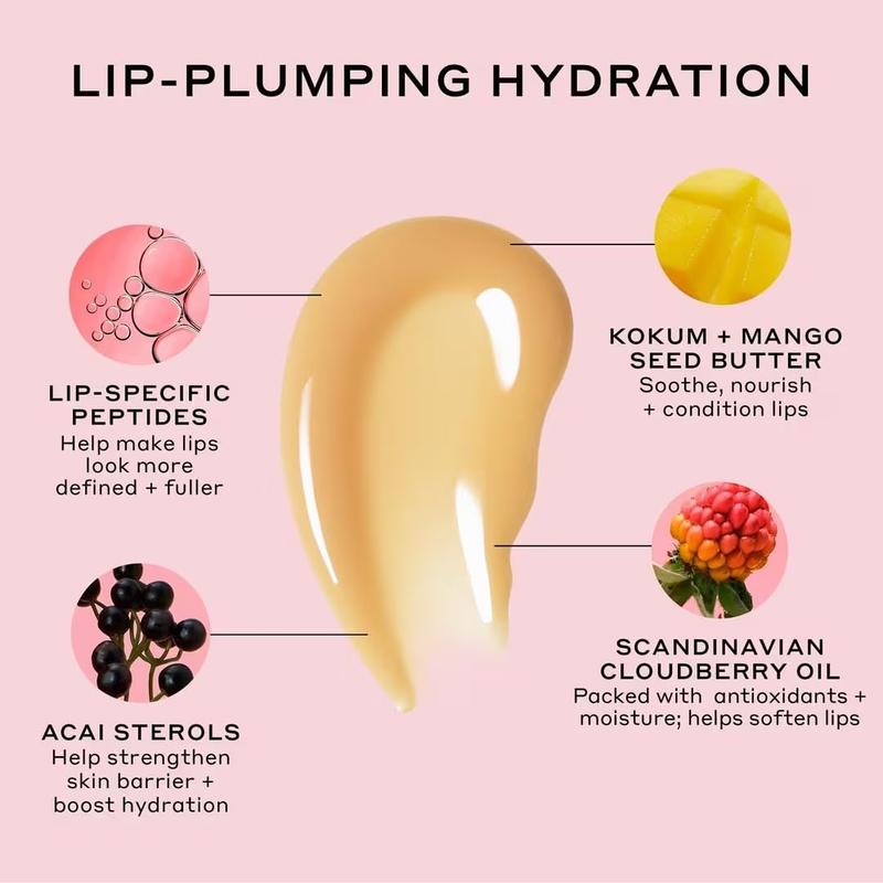 Ole Henriksen Pout Preserve Peptide Lip Treatment — texture and ingredients detail