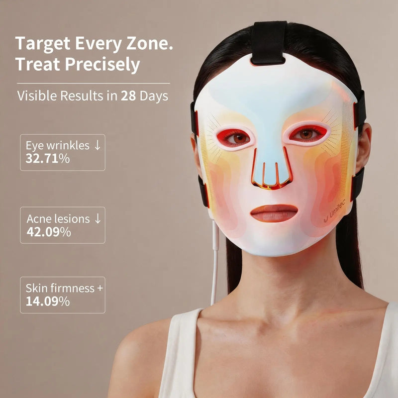 Umitec LED Mask Series 3 — treat every zone of the face precisely