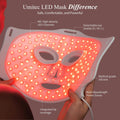 Umitec LED Therapy Face Mask — comfortable ergonomic fit lifestyle shot