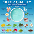 Collagen Under-Eye Patches worn under the eyes — cooling and de-puffing effect
