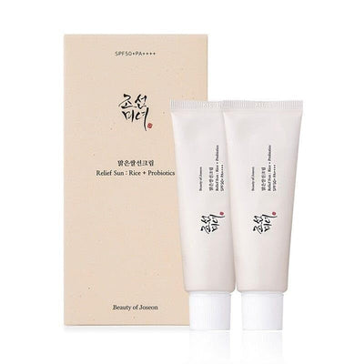 Beauty of Joseon Relief Sun Rice + Probiotics SPF 50+ — 2-Pack (50ml each)