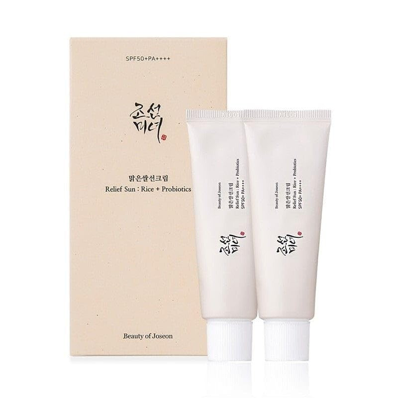 Beauty of Joseon Relief Sun Rice + Probiotics SPF 50+ — 2-Pack (50ml each)